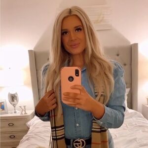 Express Light Blue Denim Shirt